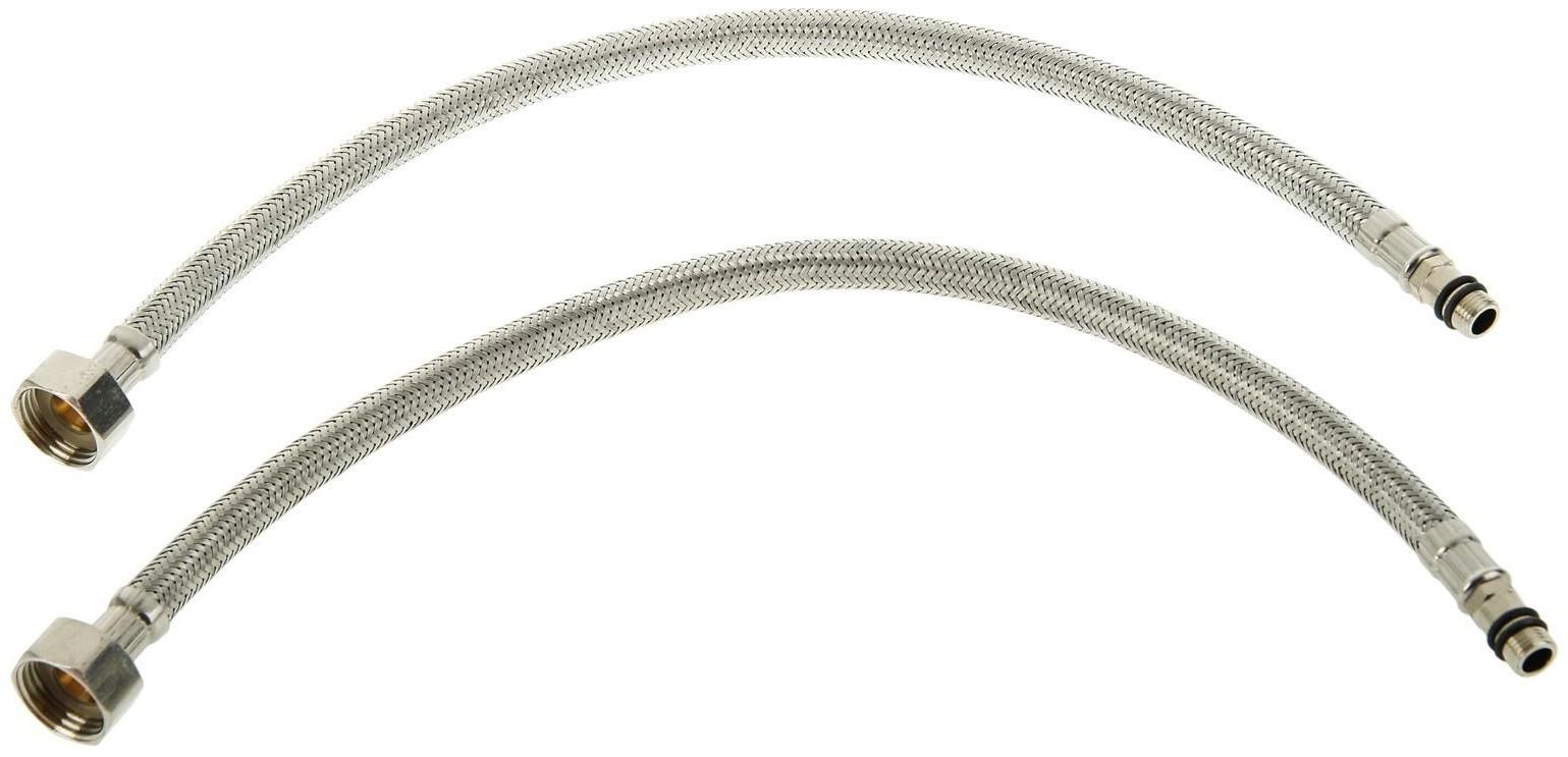 Cмеситель для кухни Accoona A4266G, однорычажный, средний излив, с гайкой, силумин, белый