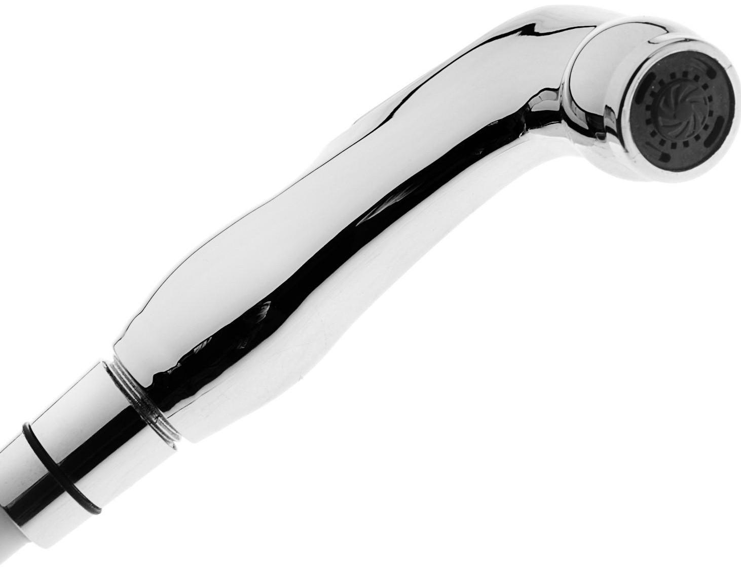 Смеситель Accoona A3167, однорычажный, с гигиенической лейкой, силумин, хром