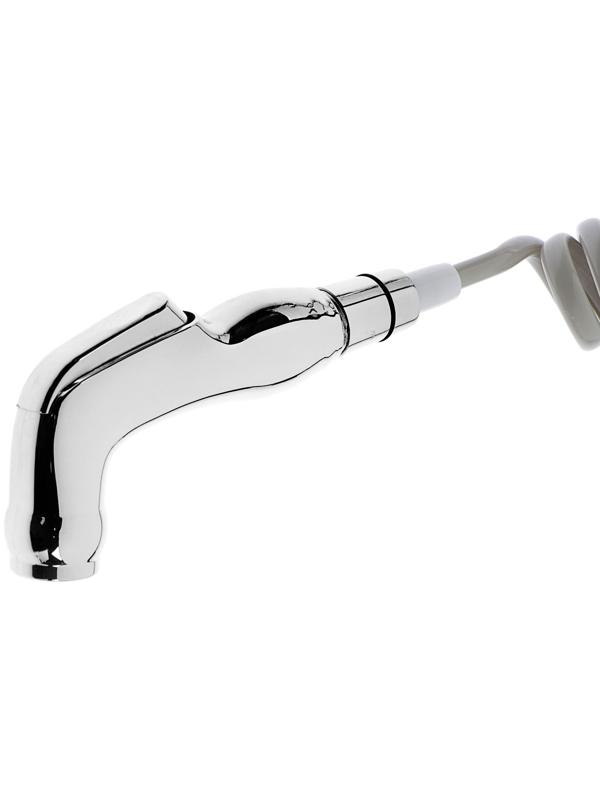 Смеситель Accoona A3167, однорычажный, с гигиенической лейкой, силумин, хром