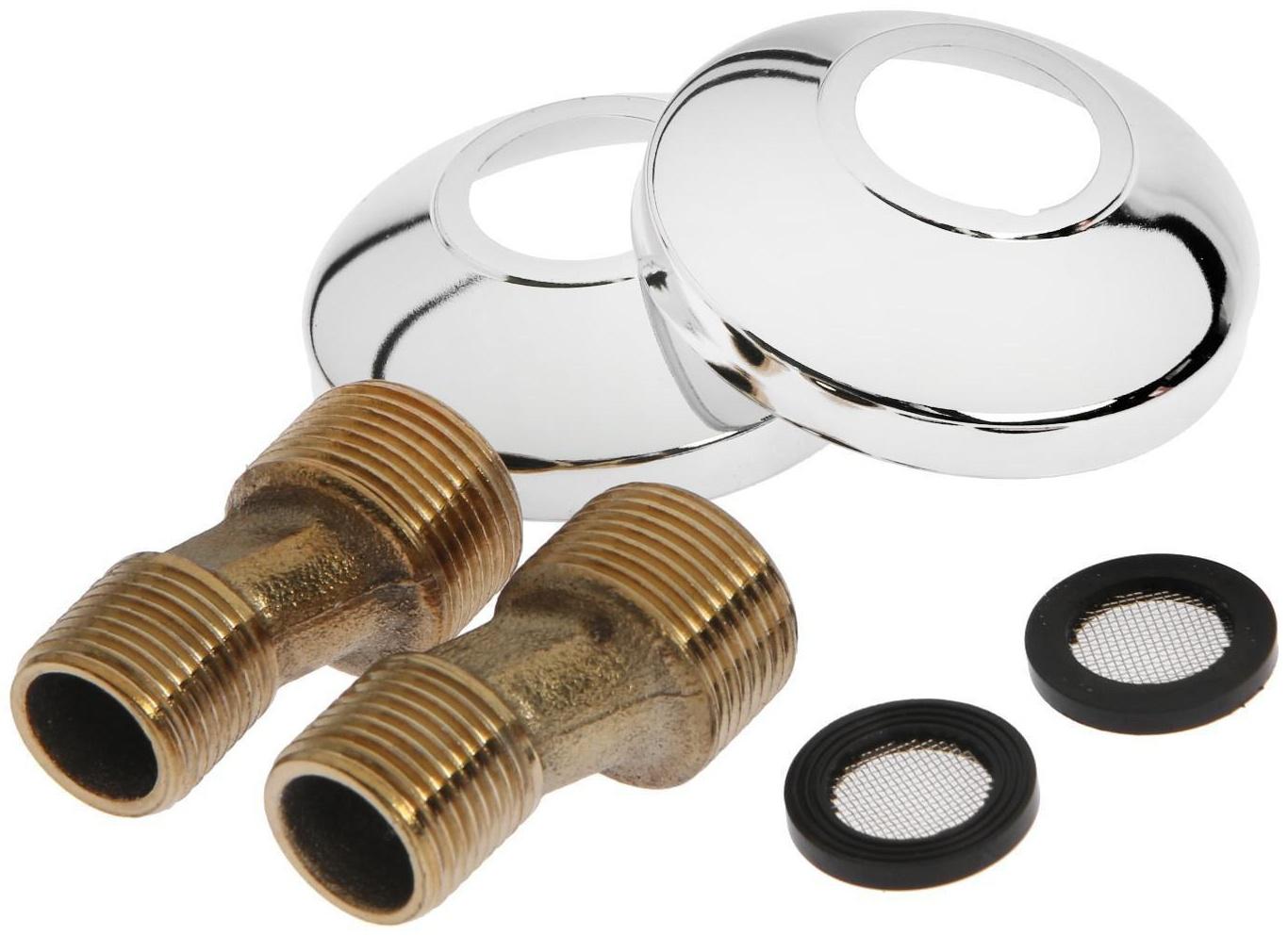 Cмеситель для ванны Accoona A87105, однорычажный, излив 300 мм, силумин, хром