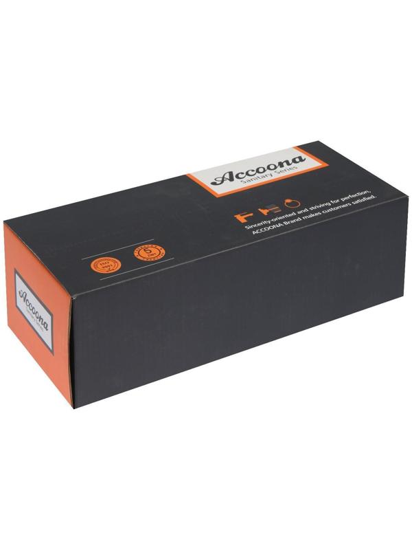 Cмеситель для ванны Accoona A87105, однорычажный, излив 300 мм, силумин, хром