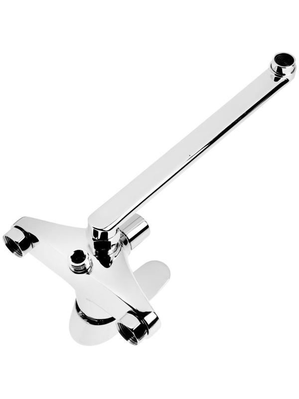 Cмеситель для ванны Accoona A87105, однорычажный, излив 300 мм, силумин, хром