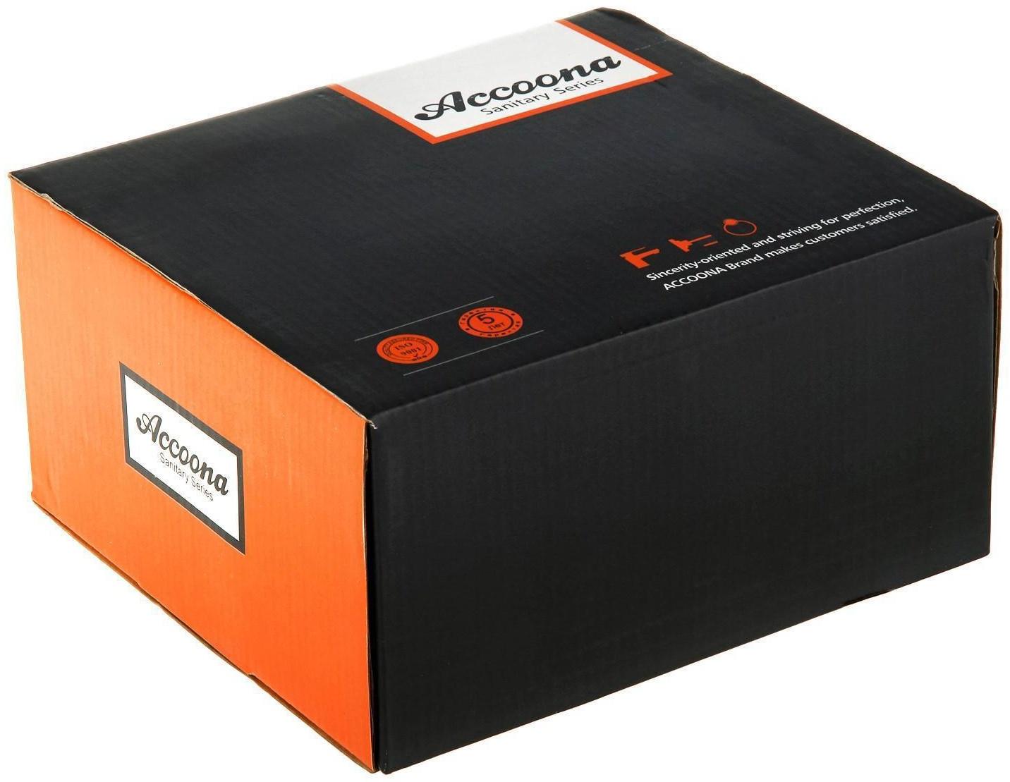 Cмеситель для ванны Accoona A6070, двухвентильный, латунь, хром