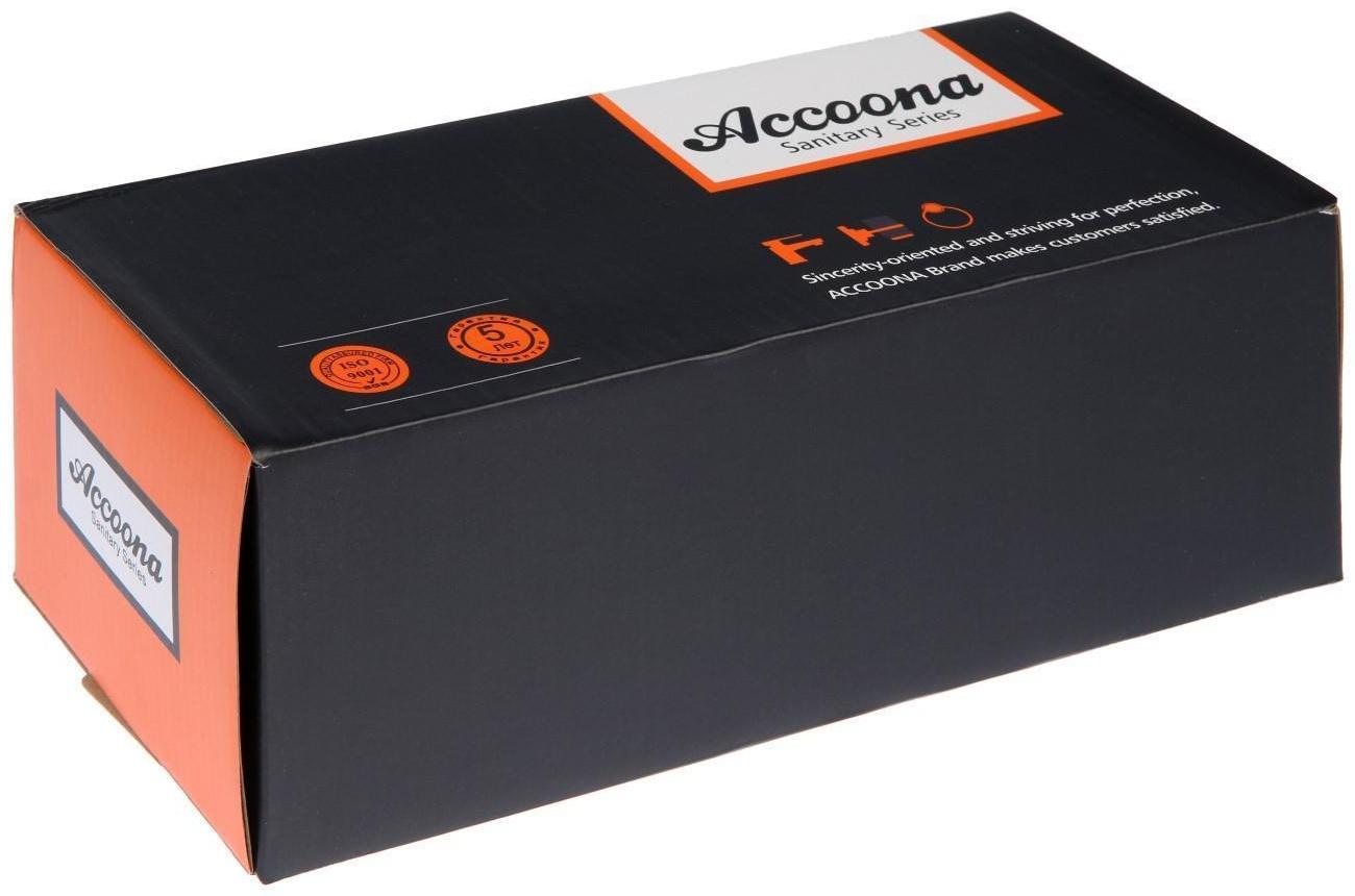 Cмеситель для ванны Accoona A7171-2, двухвентильный, латунь, хром