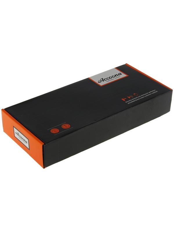 Смеситель для кухни Accoona A4882H, двухвентильный, с гибким изливом, силумин, желтый/хром