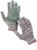 Перчатки, х/б, вязка 10 класс, 6 нитей, размер 9, с ПВХ протектором, серые, Greengo