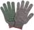 Перчатки, х/б, вязка 10 класс, 4 нити, размер 9, с ПВХ протектором, серые, Greengo