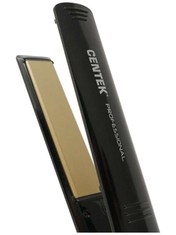 Выпрямитель Centek CT-2017, 60 Вт, керамическое покрытие, 25х120 мм, до 230°C, LED, черный