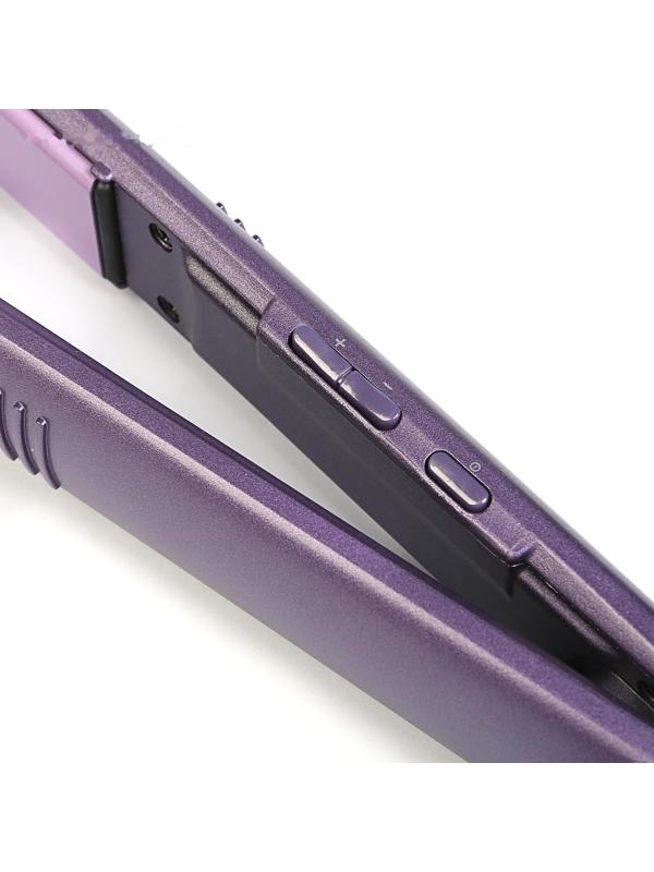 Выпрямитель Centek CT-2020, 60 Вт, керамическое покрытие, 125х25 мм, до 230°С, фиолетовый