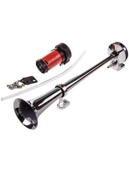 Сигнал звуковой Skyway 008, воздушный, 450 мм, 12 В, 120 Дцб, хром, S07601008