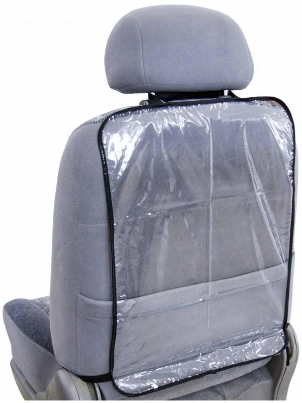 Накидка- незапинайка Skyway, на спинку сиденья, ПВХ, прозрачная