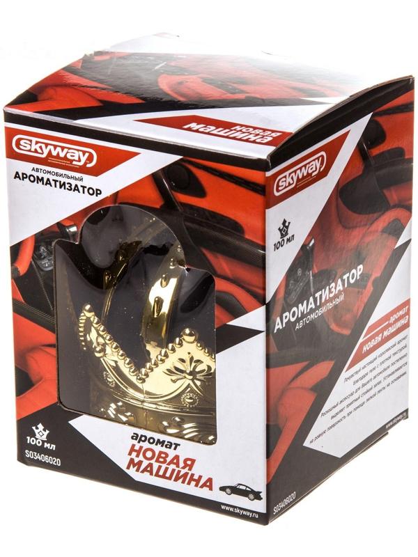 Ароматизатор Skyway, на панель, гелевый, Корона Новая машина, S03406020