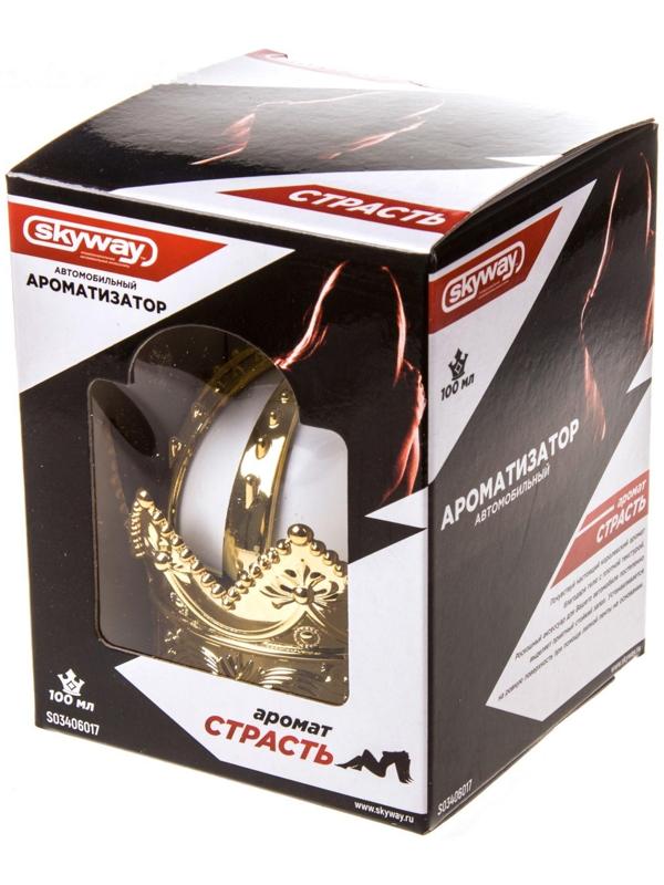 Ароматизатор Skyway, на панель, гелевый, Корона Страсть, S03406017