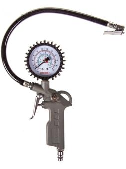 Пистолет для накачивания шин Skyway, с манометром, 14,97 АТМ, быстросъемное соединение, S07701004