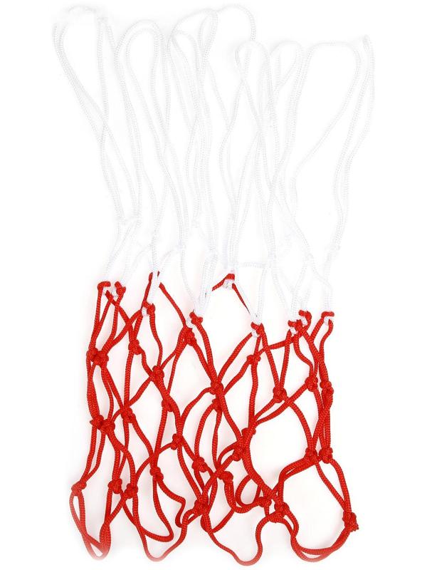 Сетка баскетбольная, 50 см, нить 3 мм, двухцветная, (2 шт)