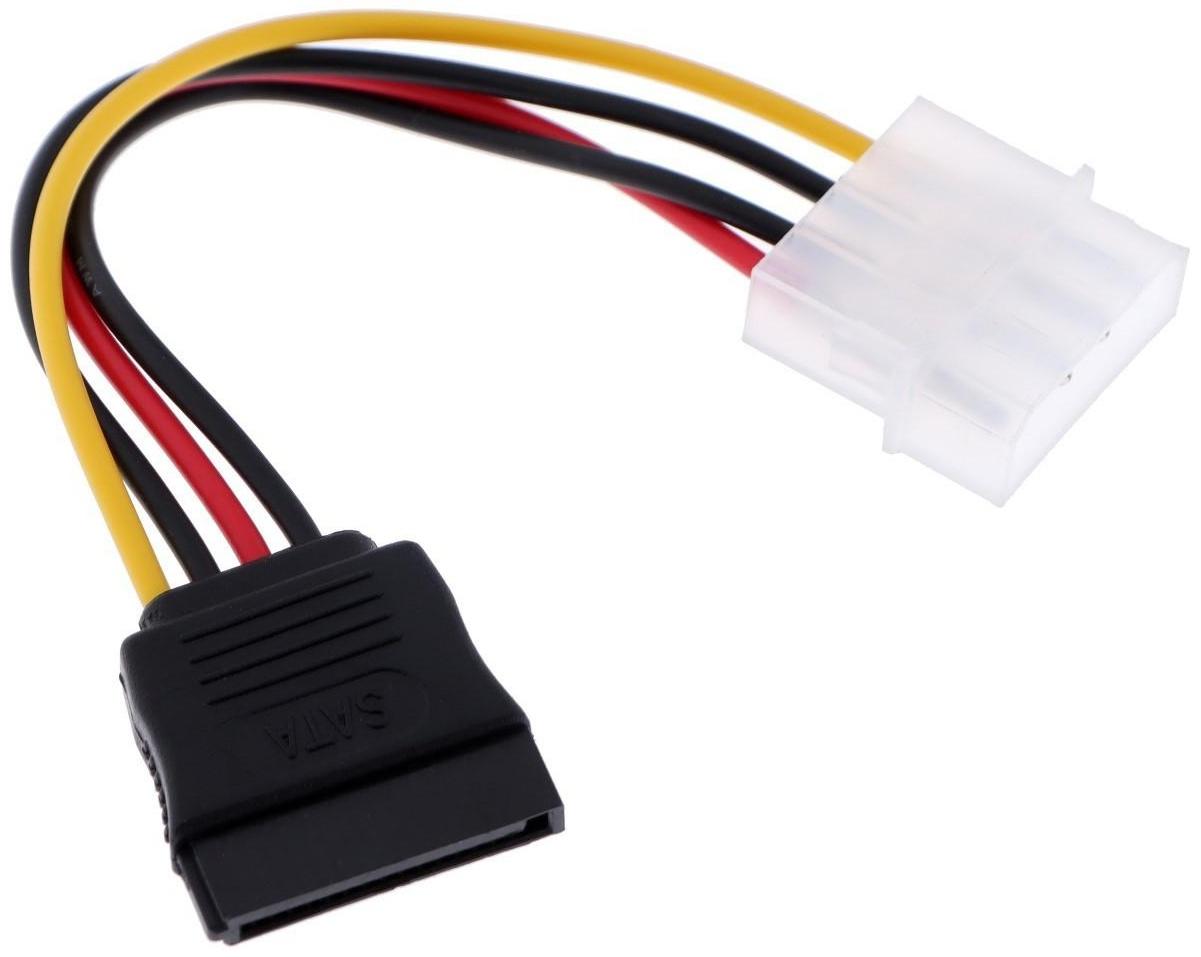 Кабель-переходник питания Cablexpert CC-SATA-PS, Molex(4pin)(m)-SATA(15pin)(f), 0.15 м