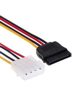 Кабель-переходник питания Cablexpert CC-SATA-PS, Molex(4pin)(m)-SATA(15pin)(f), 0.15 м