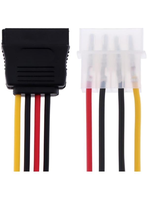 Кабель-переходник питания Cablexpert CC-SATA-PS, Molex(4pin)(m)-SATA(15pin)(f), 0.15 м