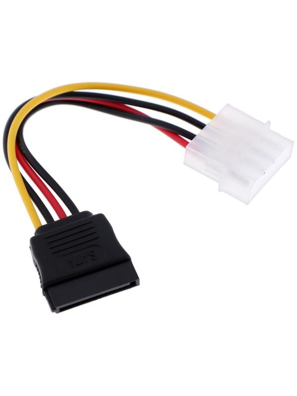 Кабель-переходник питания Cablexpert CC-SATA-PS, Molex(4pin)(m)-SATA(15pin)(f), 0.15 м