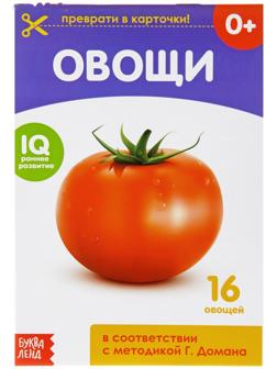 Обучающая книжка по методике Г. Домана «Овощи», 20 стр.
