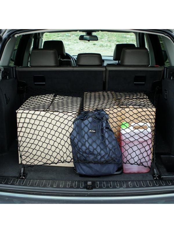 Сетка багажная TORSO, напольная 90×75 см, 4 пластиковых крючка