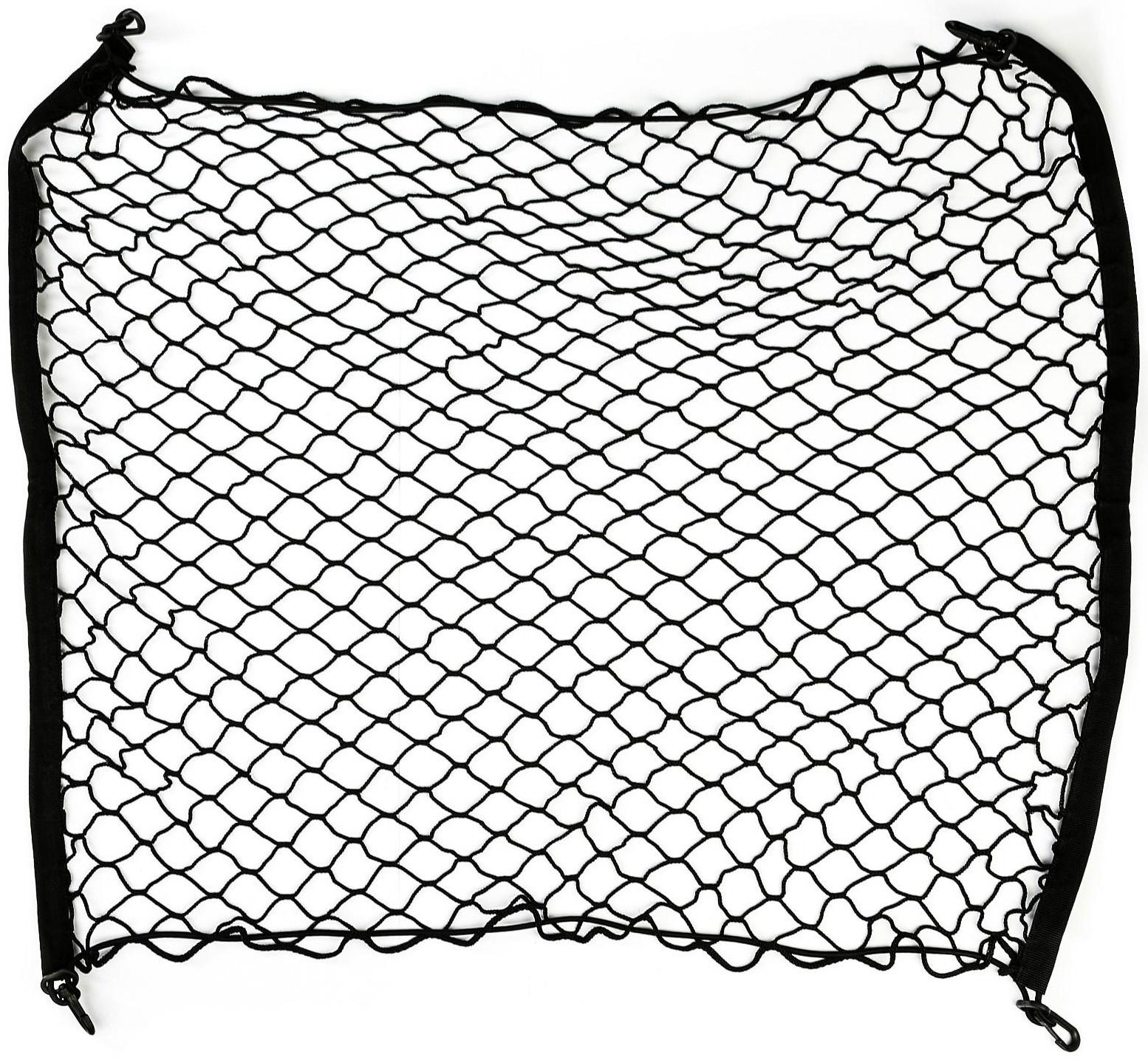 Сетка багажная TORSO, 75×75 см, 4 пластиковых крючка