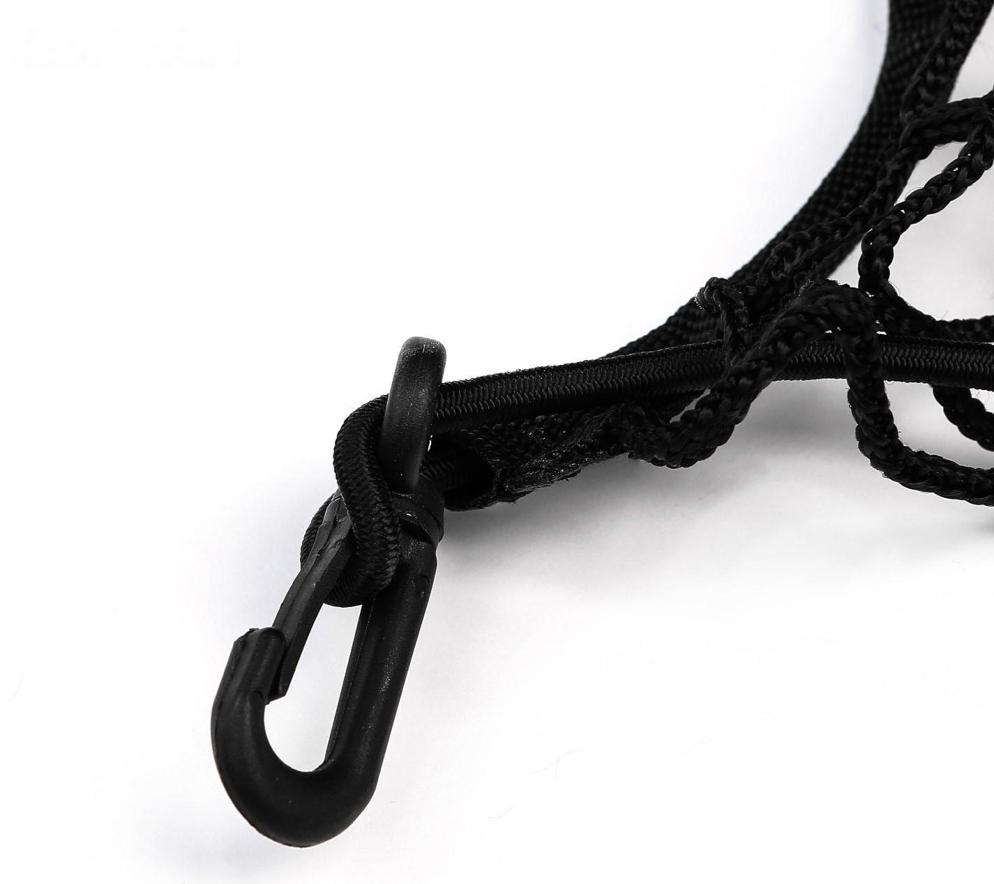 Сетка багажная TORSO, 75×75 см, 4 пластиковых крючка