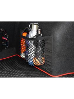 Сетка багажная TORSO для ниш, карман 25×40 см, на липкой ленте