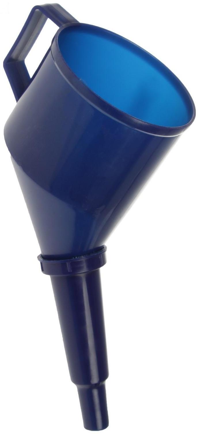 Воронка заливная с угловым носиком, с сеткой, разборная, диаметр 123 мм, длина 325 мм, МИКС