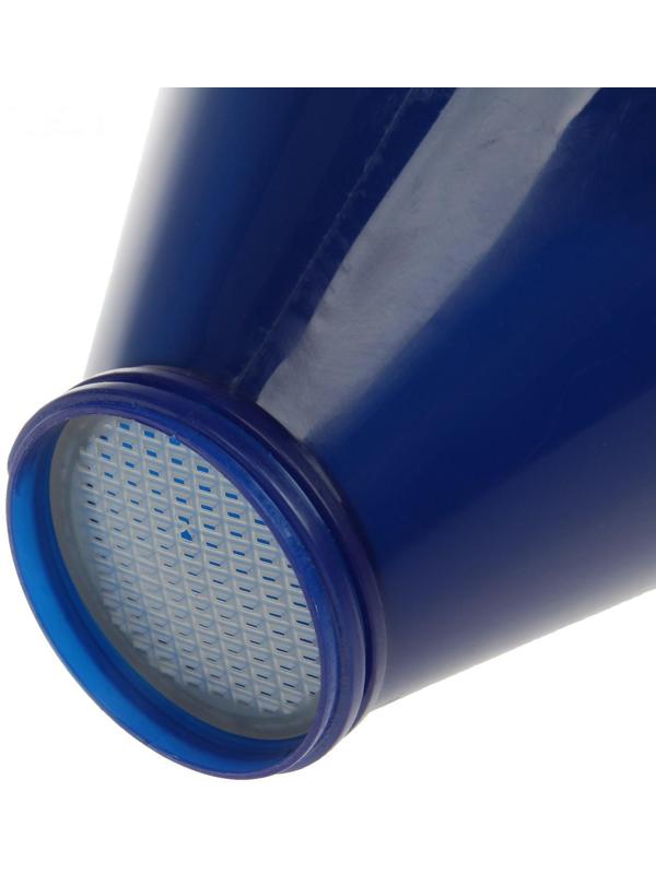 Воронка заливная с угловым носиком, с сеткой, разборная, диаметр 123 мм, длина 325 мм, МИКС