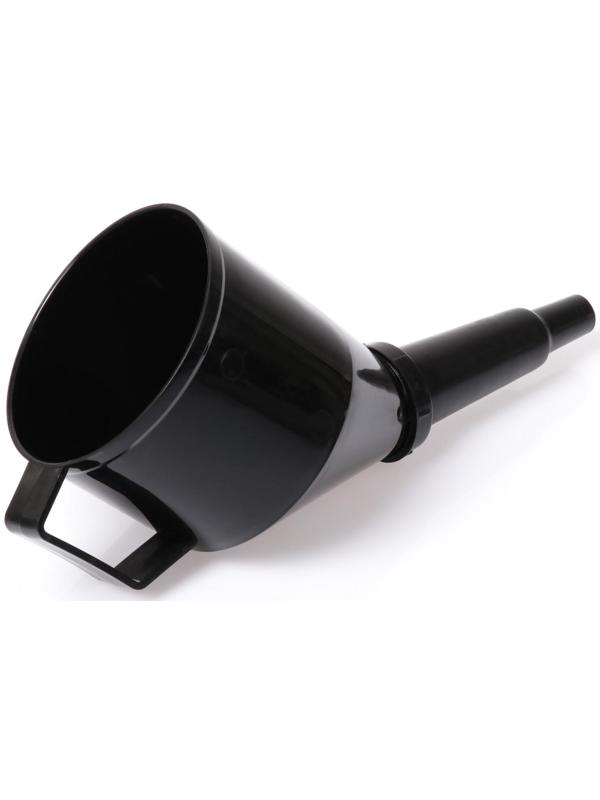 Воронка заливная с угловым носиком, с сеткой, разборная, диаметр 123 мм, длина 325 мм, МИКС