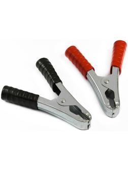 Зажимы-крокодилы для пусковых проводов, 100 А, 105 мм, набор 2 шт