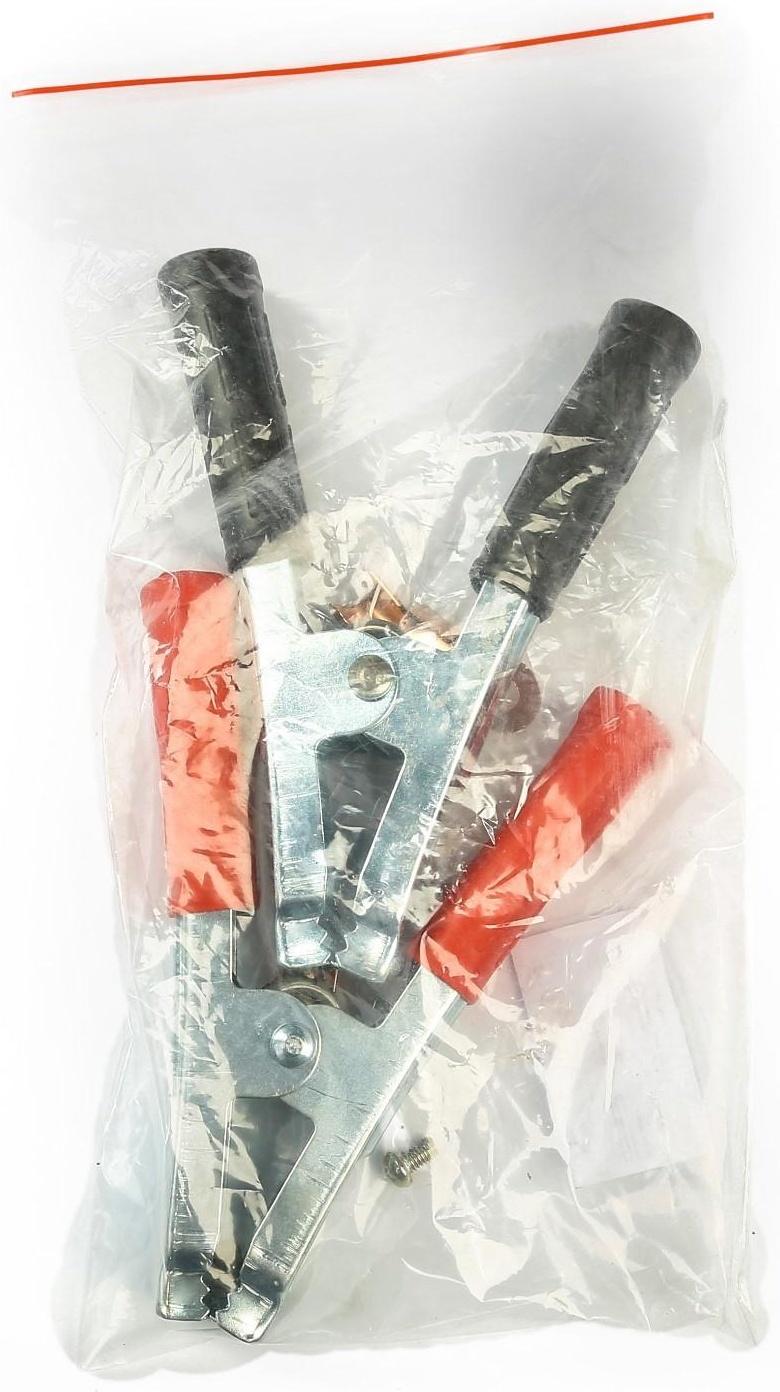 Зажимы-крокодилы для пусковых проводов, 500 А, 160 мм, набор 2 шт