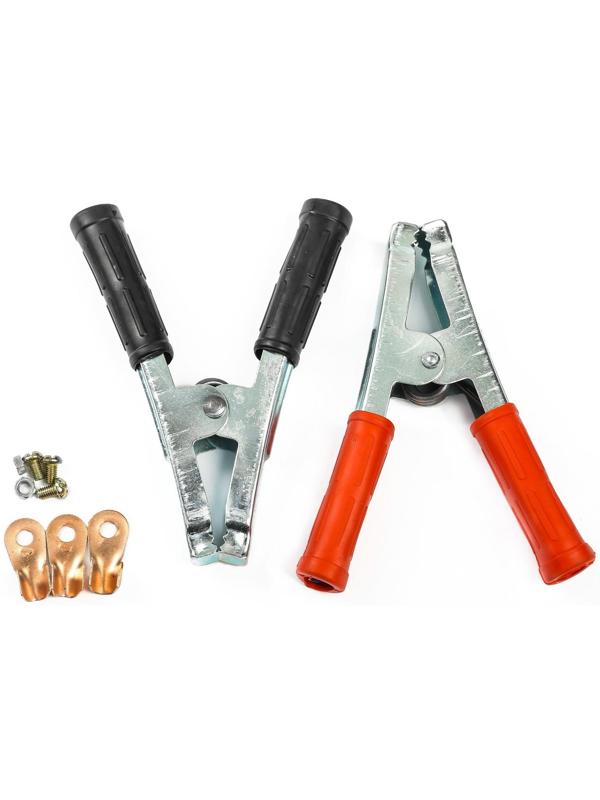 Зажимы-крокодилы для пусковых проводов, 500 А, 160 мм, набор 2 шт