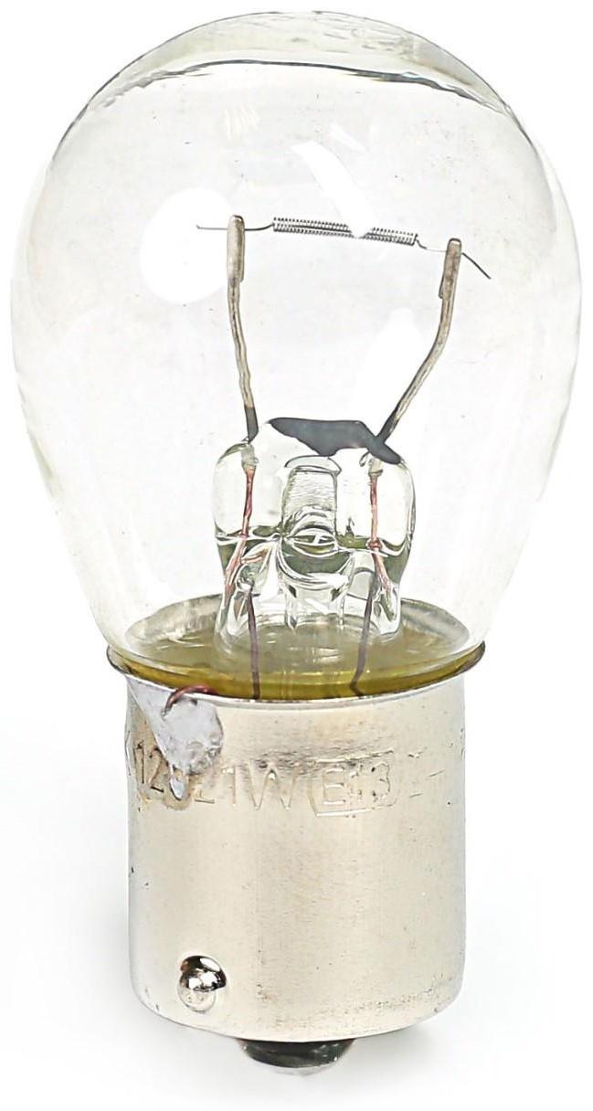 Лампа автомобильная Маяк, 12 В, P21W, BA15S, ULTRA