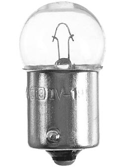 Лампа автомобильная Маяк, R10W, (BA15S), 12 В