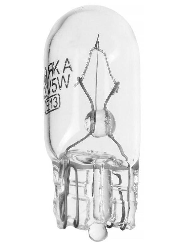 Лампа автомобильная Маяк, 12 В, W5W, W2.1x9.5d