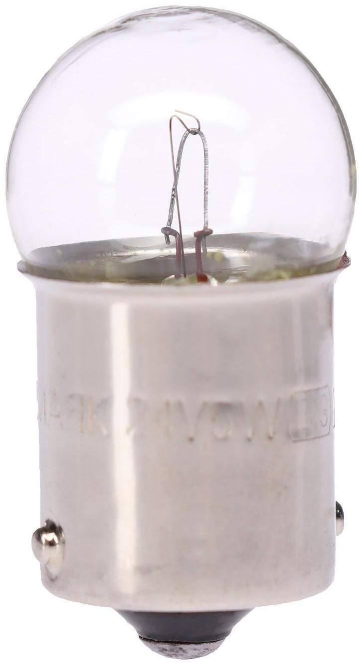 Лампа автомобильная Маяк, R5W, 24 В, (BA15S)