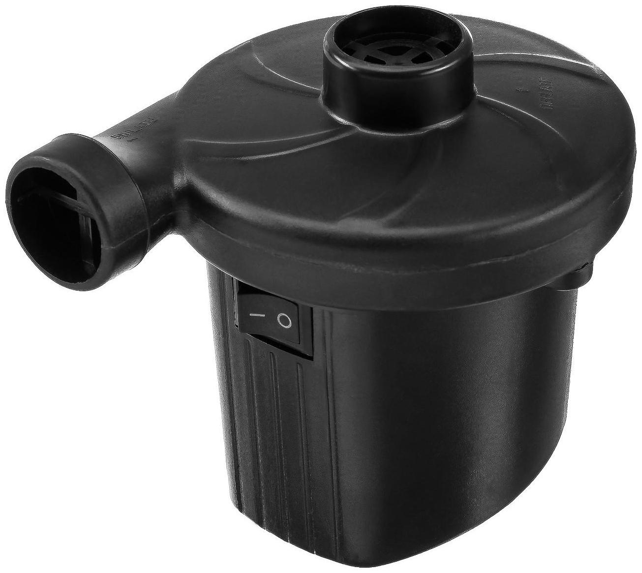 Насос электрический 12 В, 75 Вт, от прикуривателя, 3 насадки