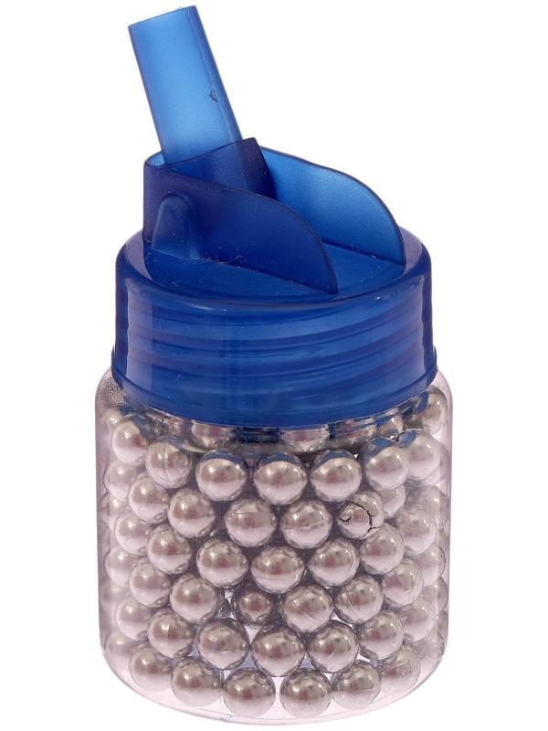 Пульки 6 мм пластиковые в банке, 200 шт., цвет МИКС