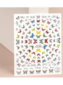 Наклейки для ногтей «Бабочки»