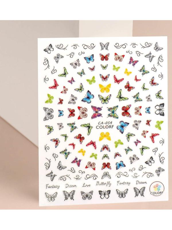 Наклейки для ногтей «Бабочки»