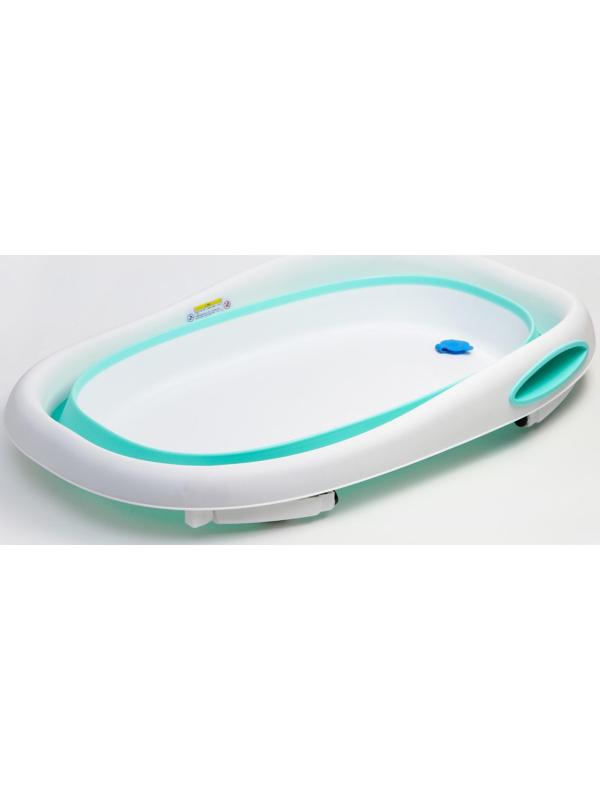 Ванночка детская складная, цвет бирюзовый