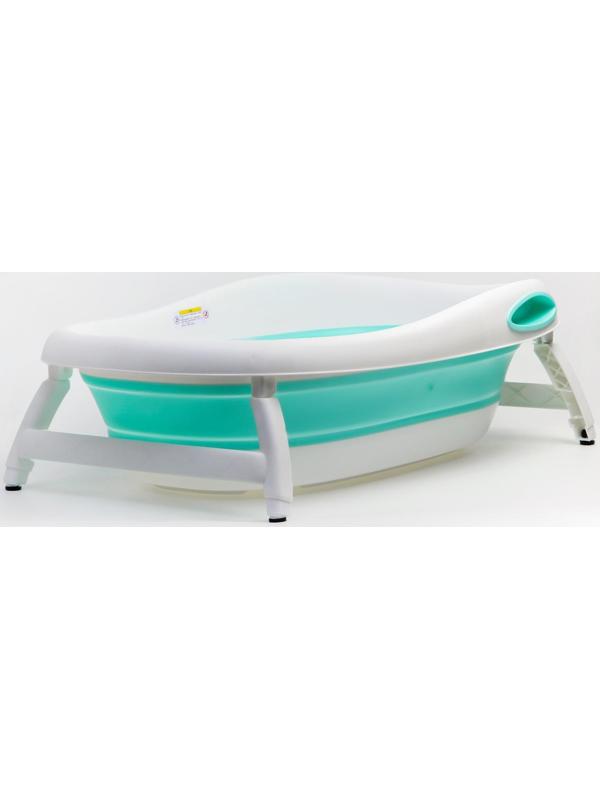Ванночка детская складная, цвет бирюзовый
