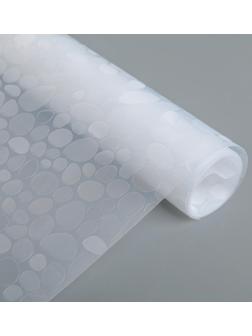 Коврик противоскользящий Доляна «Пузыри», 30×90 см, цвет прозрачный