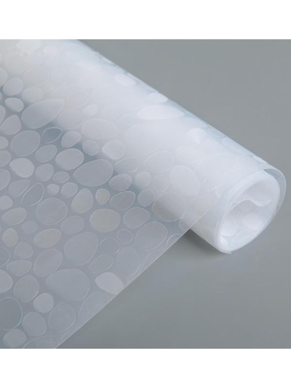 Коврик противоскользящий Доляна «Пузыри», 30×90 см, цвет прозрачный