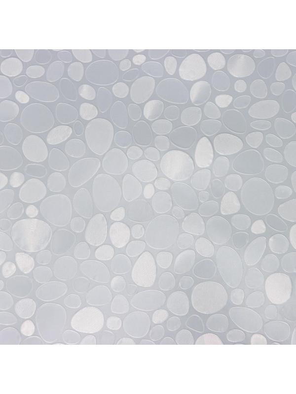 Коврик противоскользящий Доляна «Галька», 45×90 см, цвет прозрачный