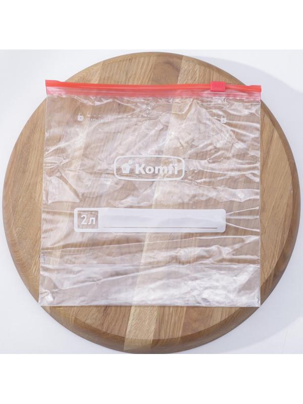 Пакеты с sаfe-защелкой 2 л, подходят для жидкостей, в наборе 10 шт