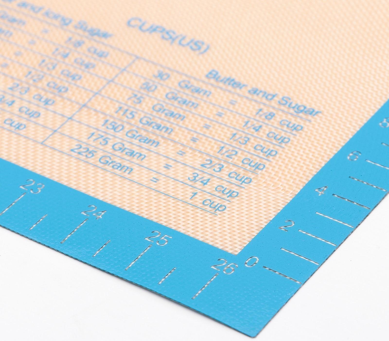 Коврик армированный с разлиновкой силиконовый, 71×50,5 см