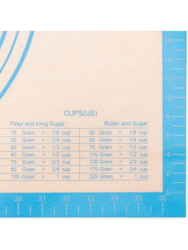 Коврик армированный с разлиновкой силиконовый, 71×50,5 см